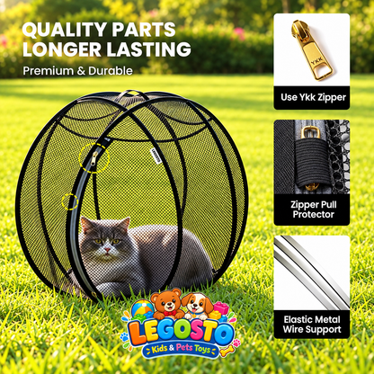Outdoor Pet Playpen - Cat Play Ball